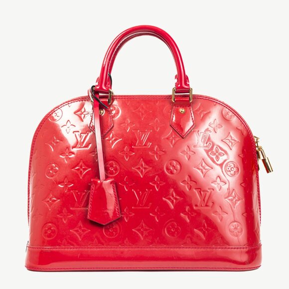 Louis Vuitton Alma PM Indian Rose Monogram Vernis Tote - Picture 1 of 13